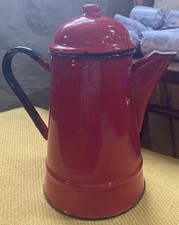 Vintage Polish Red Enamelled