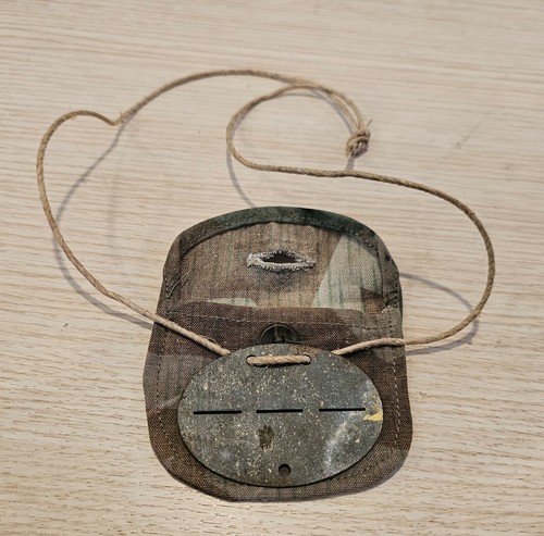 Ww2 german dog tag pouch - german, made