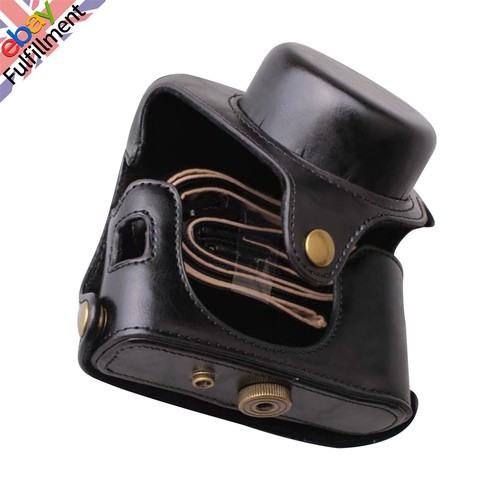 Leather camera case bag - pu,