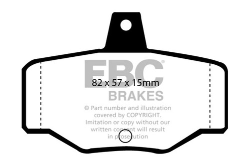 Ebc yellowstuff rear brake - rear,