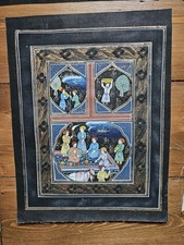 Indian Painting On Silk Fabric