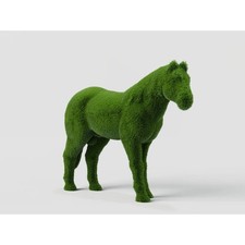 Outdoor/indoor Horse Topiary Green Figures