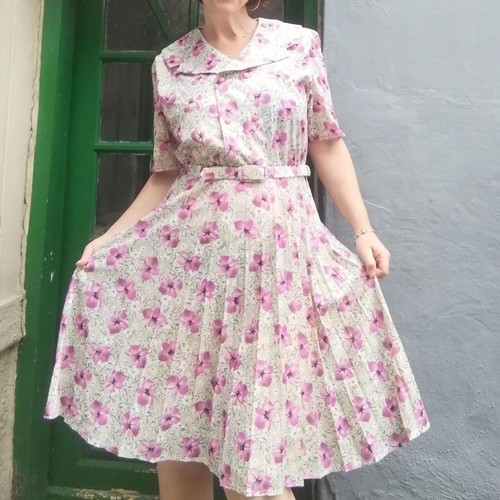 Vintage tea dress floral - vintage,