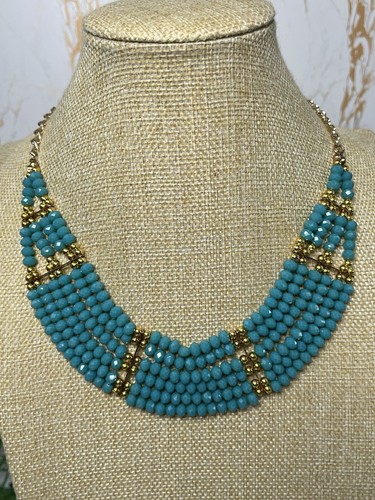 Wide turquoise blue acrylic - turquoise,