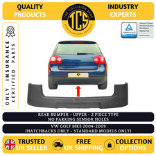 REAR BUMPER UPPER PRIMED-VW