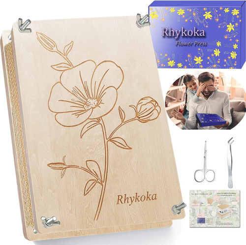 Rhykoka large flower press - flower, kit