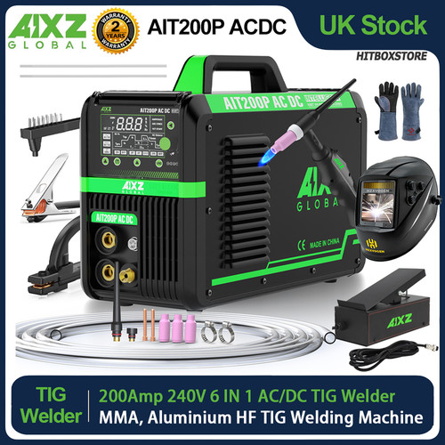 Aixz 200a 5in1 tig - aixz, ac/dc