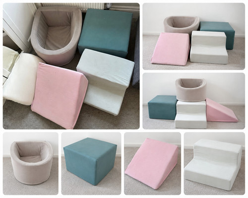 Baby soft play foam shapes - soft,