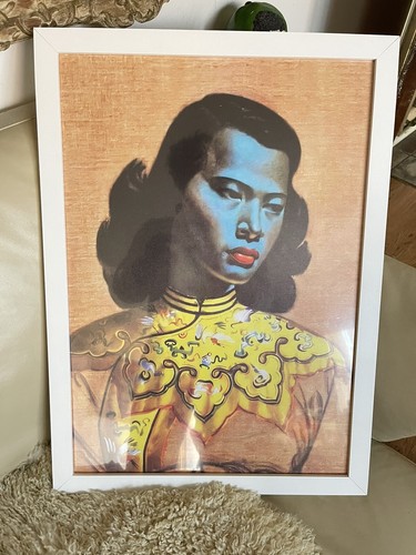 Green lady new tretchikoff - lady.,