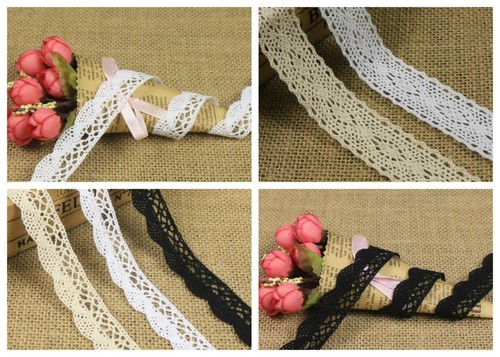 Cotton lace scalloped - lace, crochet