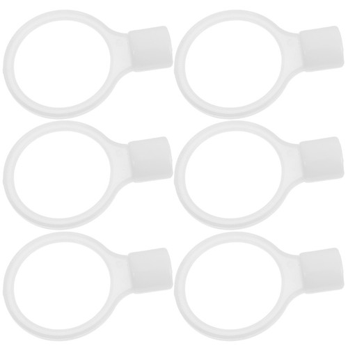 6pcs flexible pvc safety cone - flexible,