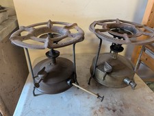 2 Vintage Brass Camping Stove