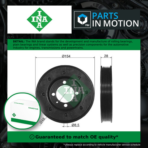 Crankshaft pulley fits - crankshaft,