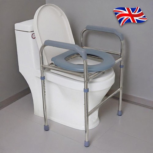 Raised toilet seat frame with - seat,