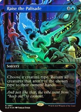 Raise the Palisade *Foil Borderless* - SLD - NM - Magic The Gathering - MTG