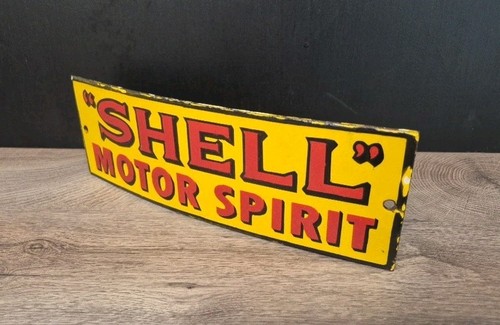 Vintage enamel sign shell - vintage,