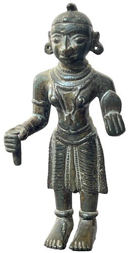 Antique bronze vishnu consort - antique,