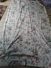 Fabulous Pair Of Botanical  Full Length Cotton Rich Curtains~by Dorma L92"XW106"