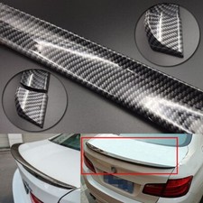 59" Universal Carbon Fiber Car Rear Tail Boot Trunk Spoiler Wing Roof Trim Decor