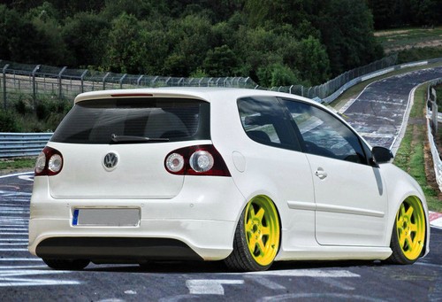 Rear bumper diffuser addon - bumper, gti
