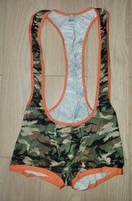 New men camouflage wrestler underwear size Small