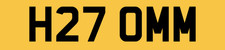 MOTORHOME AGE COVER NUMBER PLATE H27 OMM HYMER USA RV CAMPER VAN SWIFT KONTIKI