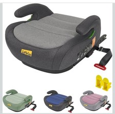 Jovikids I-Size Booster Seat for Car with ISOFIX, 125-150cm BLACK, Rated ECE R12