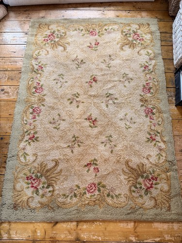 Vintage large rug mid - vintage,