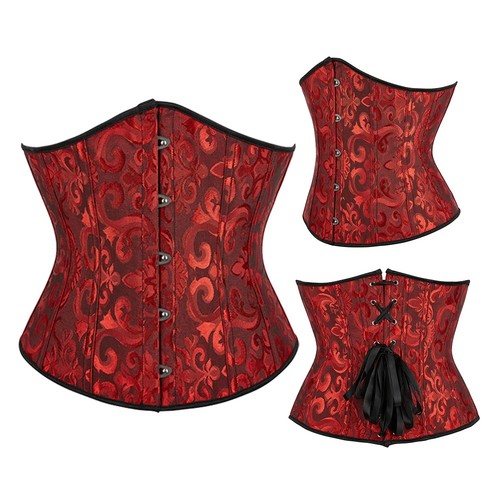 Jacquard underbust corset tops - underbust,