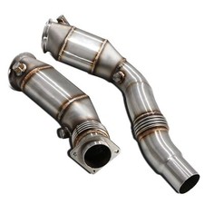 DIRENZA 3" EXHAUST SPORTS CAT DOWNPIPES FOR BMW M2 COMPETITION / CS F87 18-21