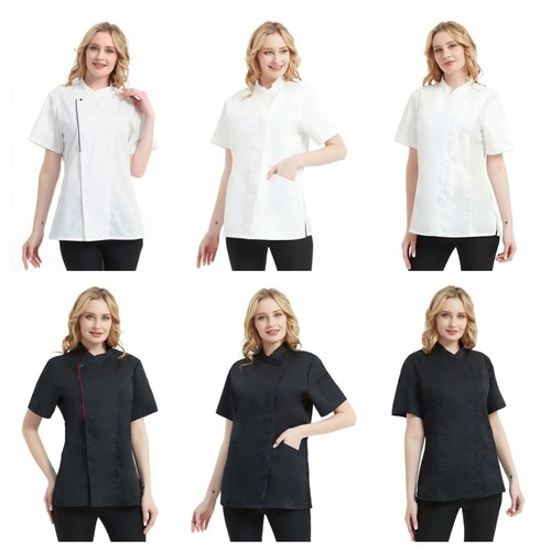 Womens chef jacket short - jacket,