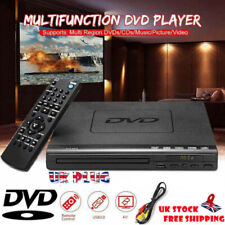 2025 DVD Player All Region Free DVD CD Disc Player AV Output USB Remote Control