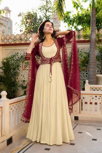 Gown salwar kameez pakistani - salwar,