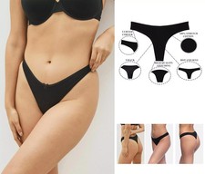 6 Pack Ladies G-String Thongs