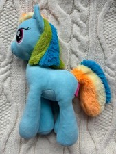 Famosa My Little Pony Rainbow Dash Plush Toy approx. 30cm Dirty Used Please look