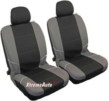 GREY-BLACK FABRIC FRONT SEAT