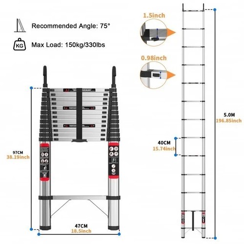 Telescopic ladder - ✅,