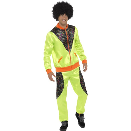 Retro shell suit - mens, yellow
