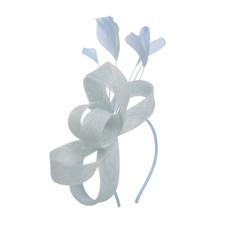 Women's Fascinator Feather Looped Headband Hat Wedding Party Race Royal Ascot