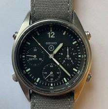 SEIKO 7A28 7120 GEN 1 RAF QUARTZ WRISTWATCH (1988)