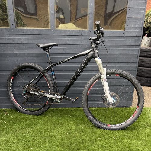 Cube mountain bike front - bike,