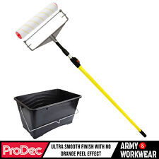 ProDec Mohawk 12" Microfibre Short Pile Paint Roller + Frame +Exten Pole Scuttle