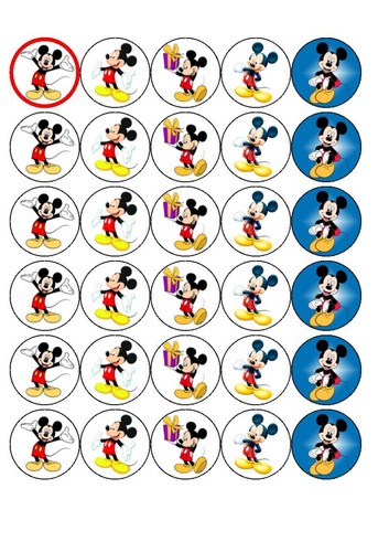 Mickey mouse edible - mouse,