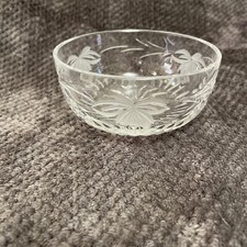 Royal Brierley Crystal Bowl Fuchsia 