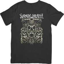 Napalm Death   Music Unisex Fit for Men & Women Quality Cotton T-Shirt Black