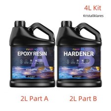 Clear Epoxy Resin 4L Kit -