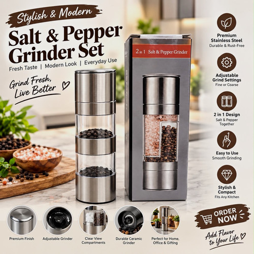 Salt pepper grinder - pepper,