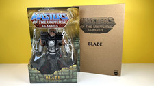 MASTERS OF THE UNIVERSE CLASSICS 'BLADE' 6.5" EVIL MASTER OF SWORDS FIGURE/ RARE