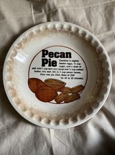 Vintage Pecan Pie Dish with