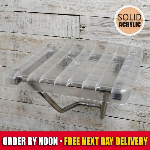 Wall mounted clear shower - wall,